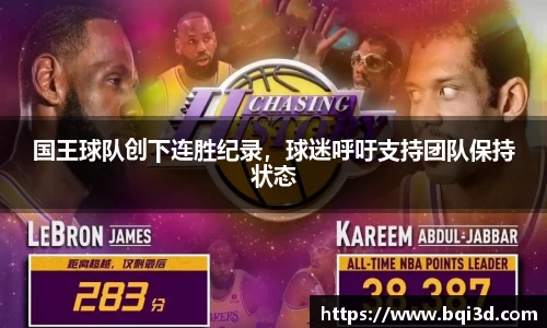 国王球队创下连胜纪录，球迷呼吁支持团队保持状态